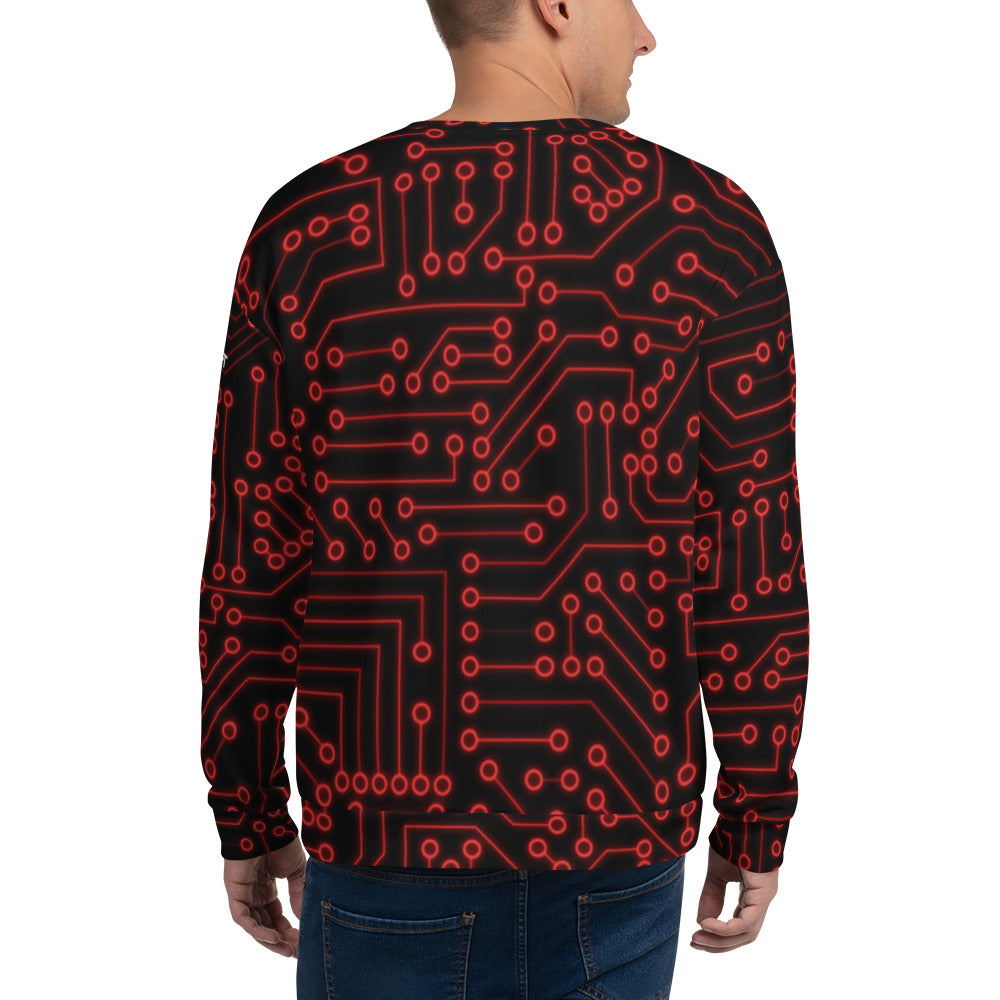 Microchip v1 - Unisex Sweatshirt by DarkByteGear