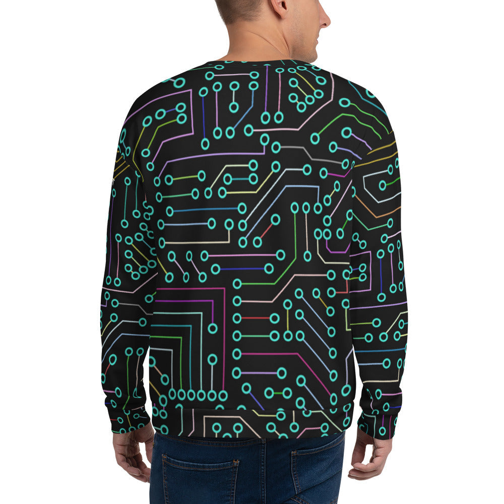 Microchip v2 - Unisex Sweatshirt by DarkByteGear