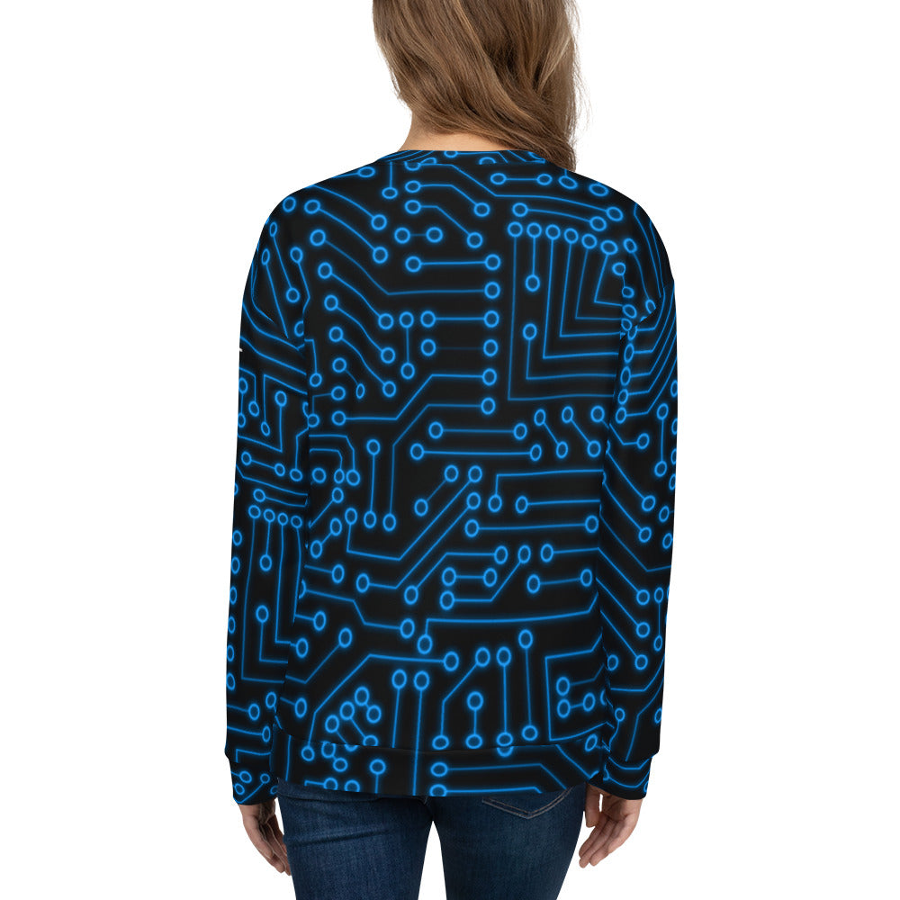 Microchip v3 - Unisex Sweatshirt by DarkByteGear