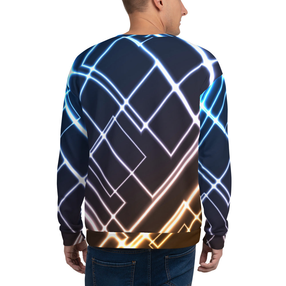 Neon cli - Unisex Sweatshirt by DarkByteGear