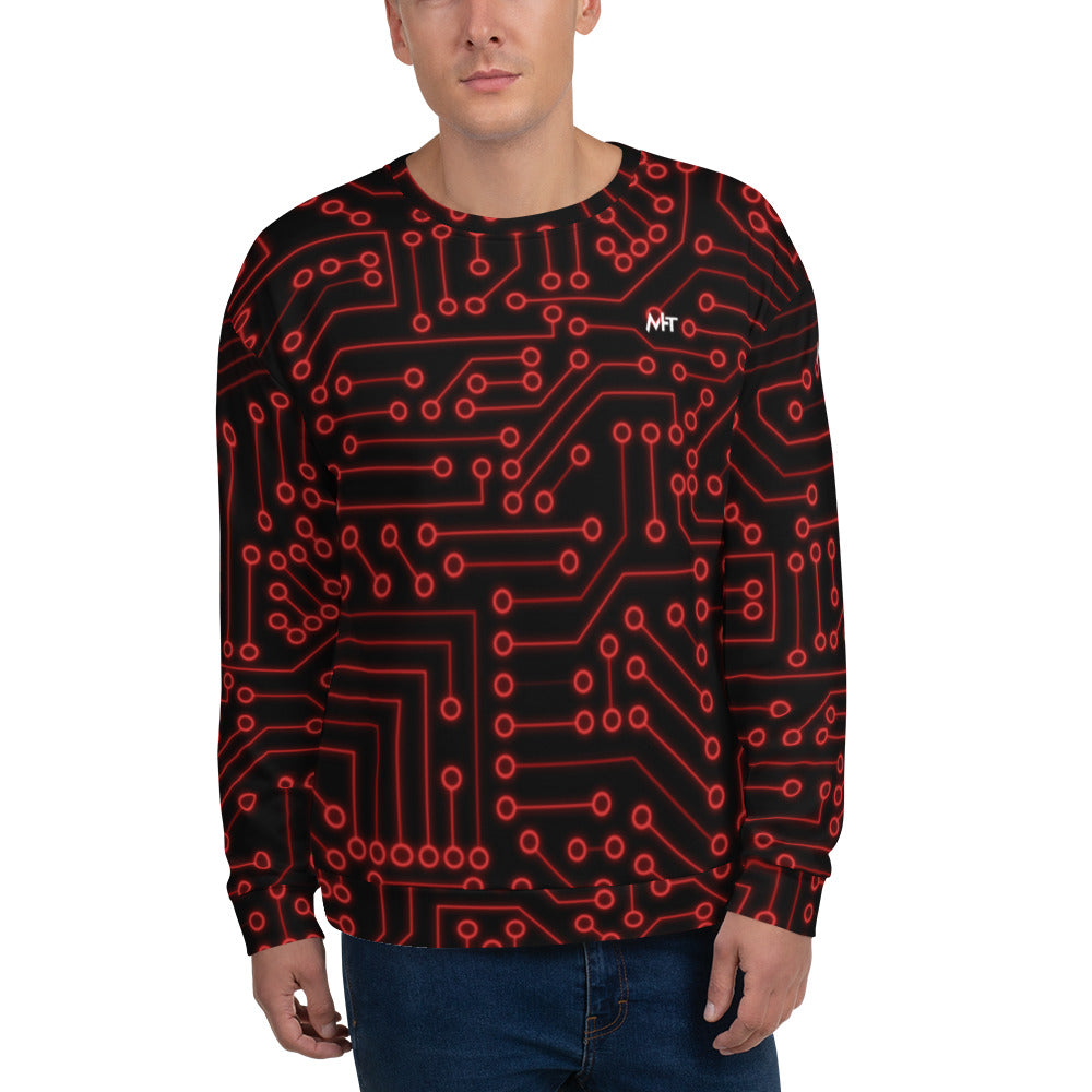 Microchip v1 - Unisex Sweatshirt by DarkByteGear