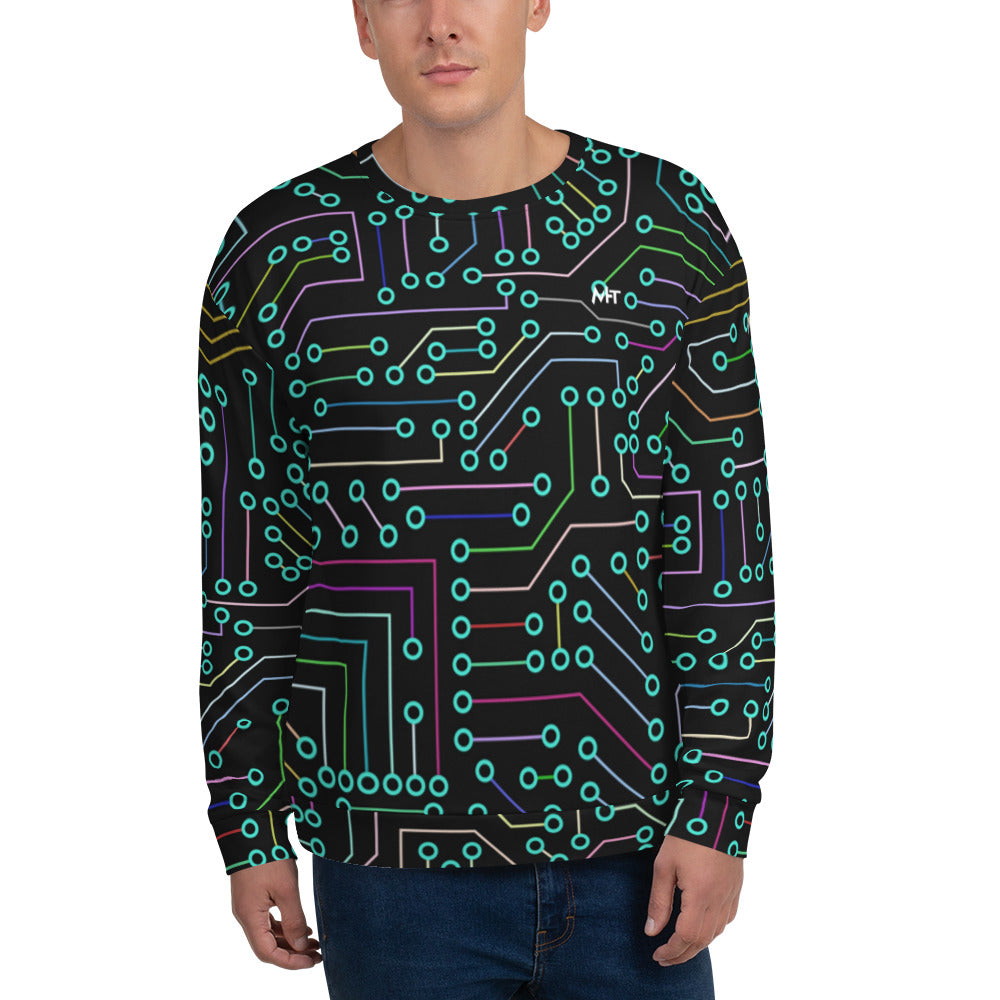 Microchip v2 - Unisex Sweatshirt by DarkByteGear