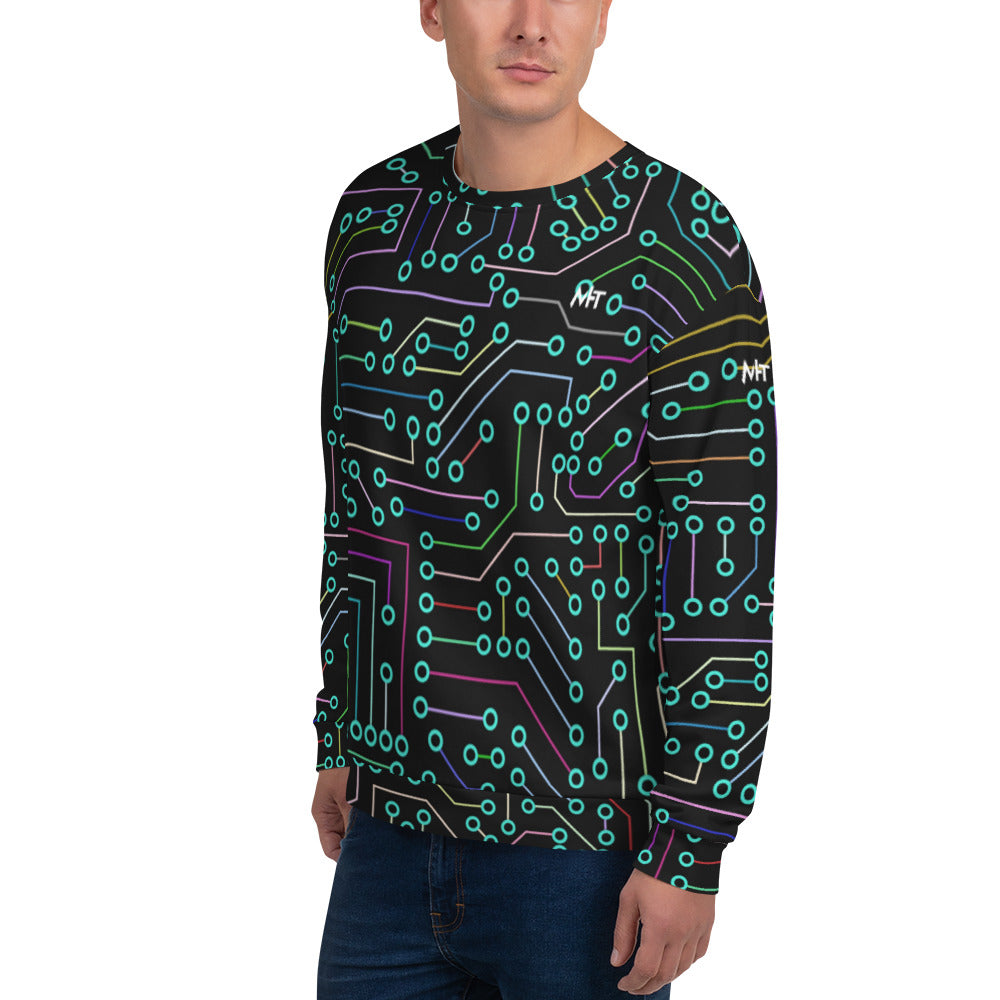 Microchip v2 - Unisex Sweatshirt by DarkByteGear