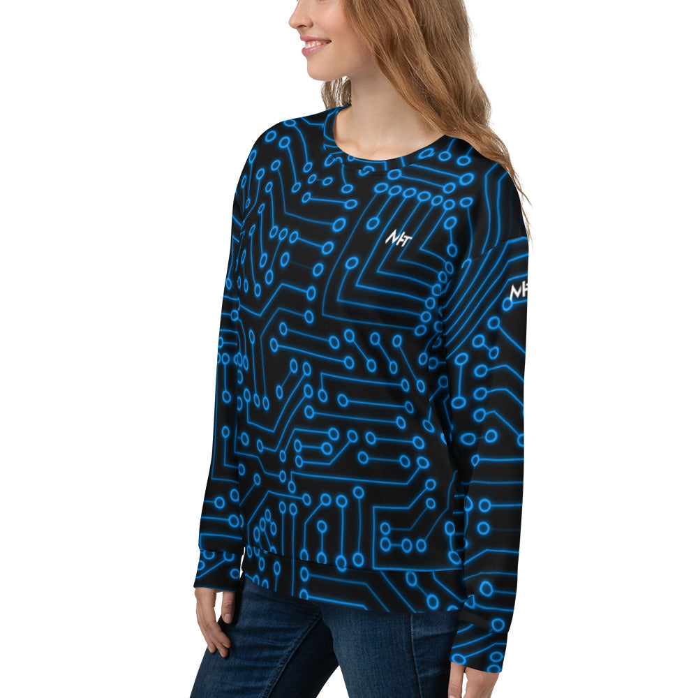 Microchip v3 - Unisex Sweatshirt by DarkByteGear