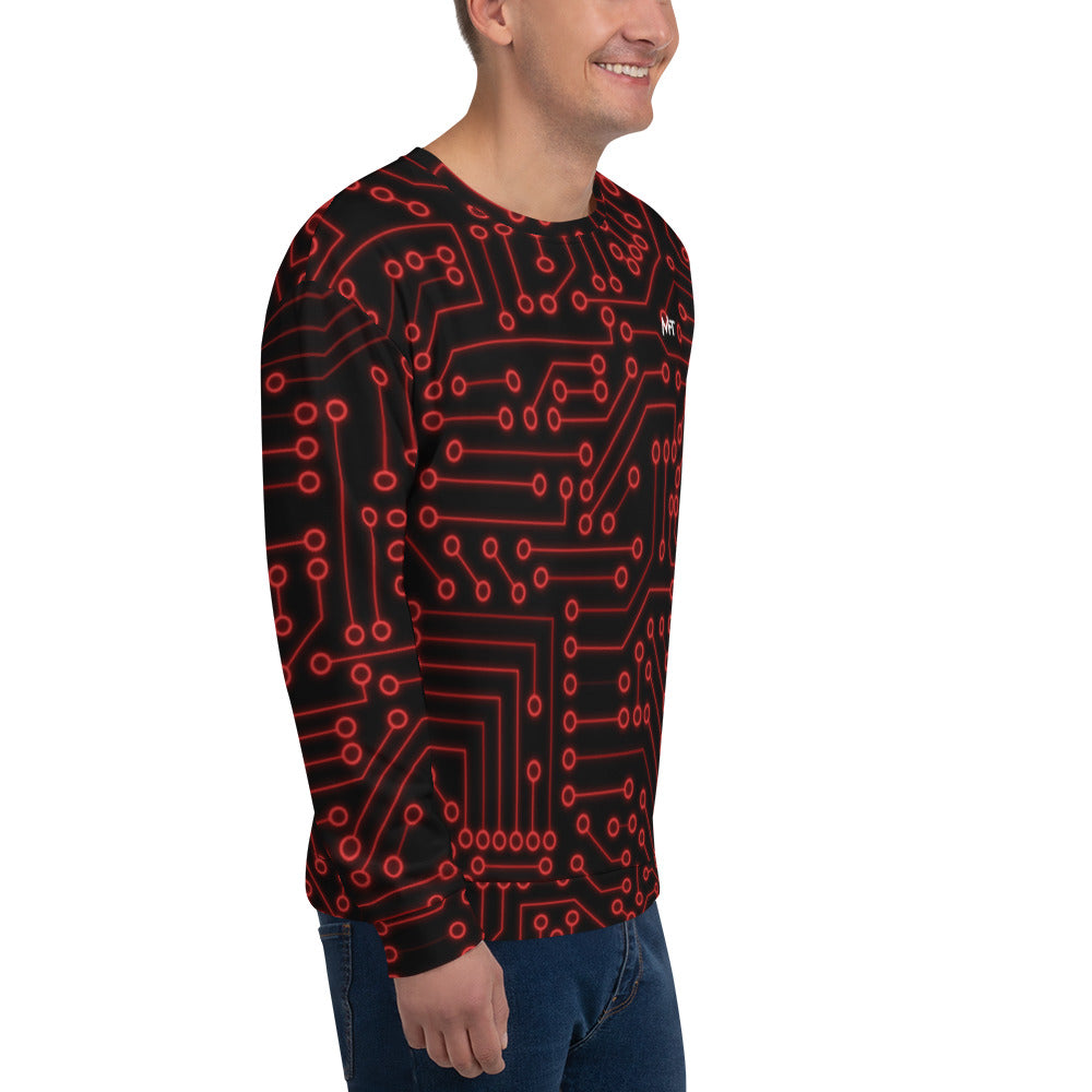 Microchip v1 - Unisex Sweatshirt by DarkByteGear