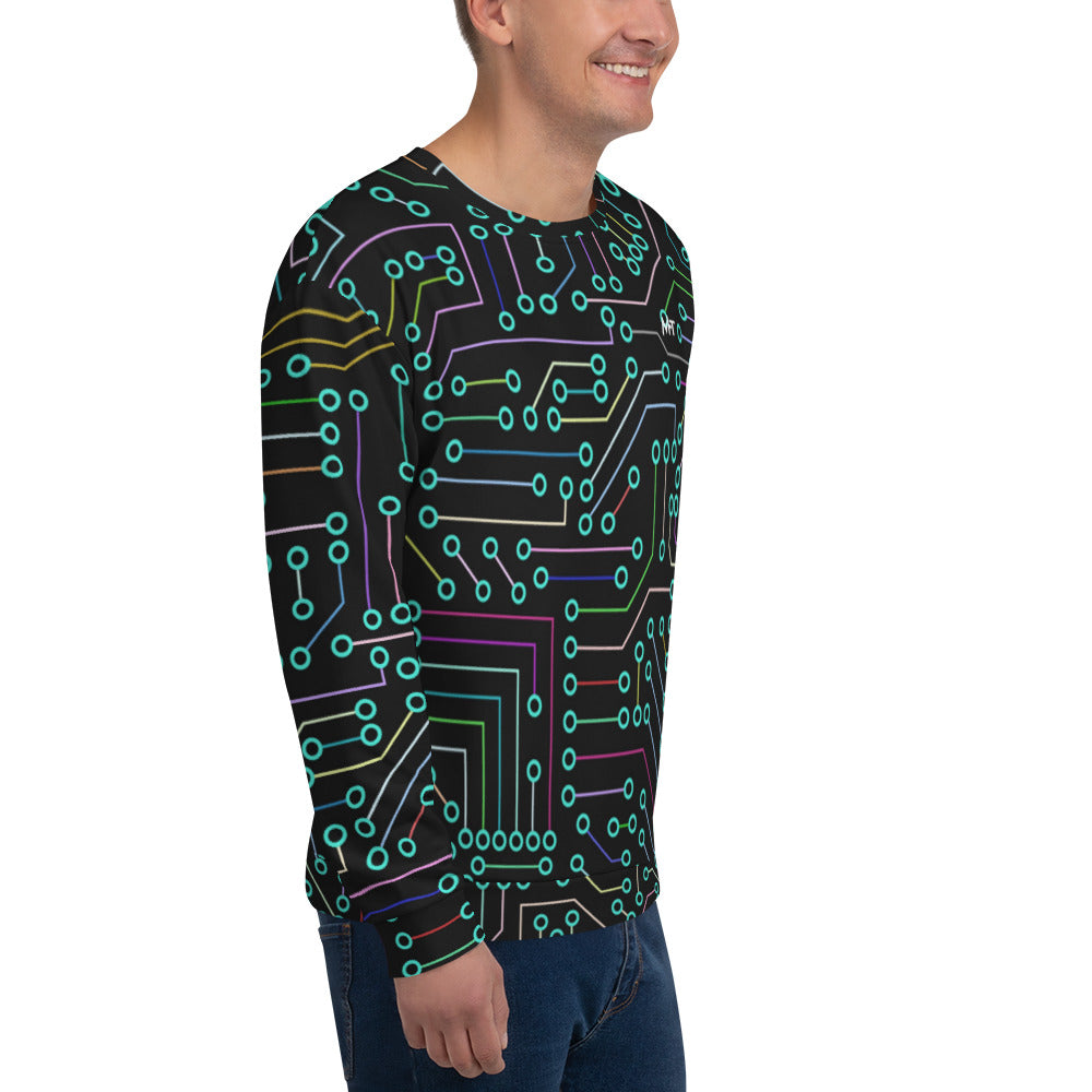 Microchip v2 - Unisex Sweatshirt by DarkByteGear