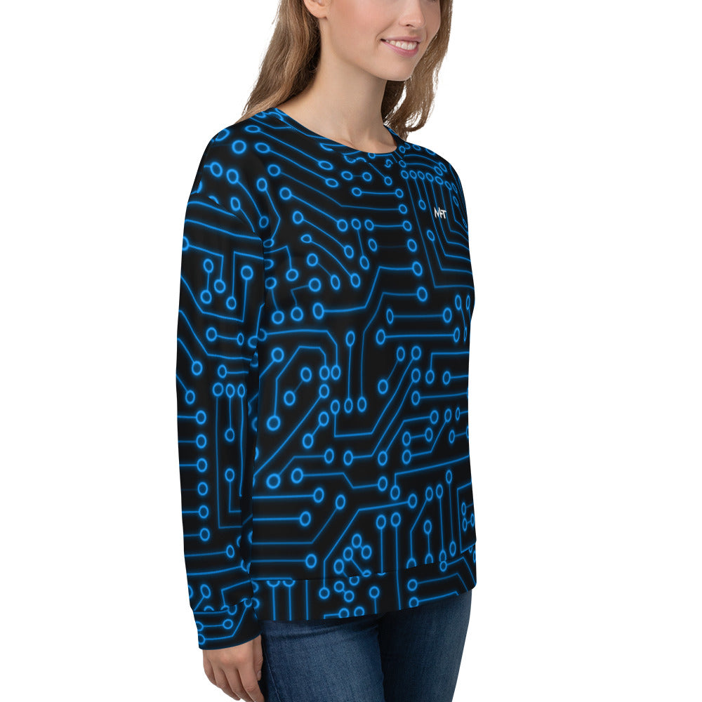 Microchip v3 - Unisex Sweatshirt by DarkByteGear