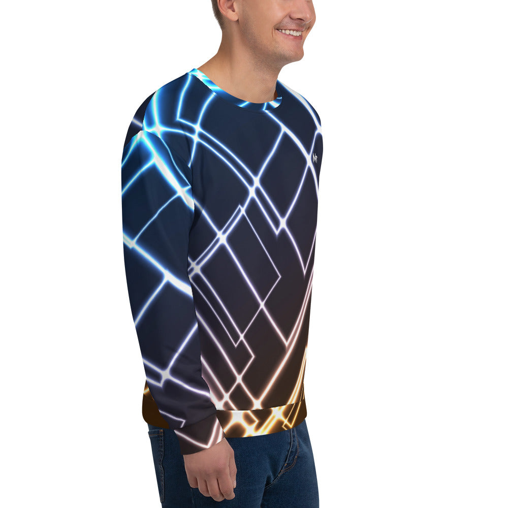 Neon cli - Unisex Sweatshirt by DarkByteGear