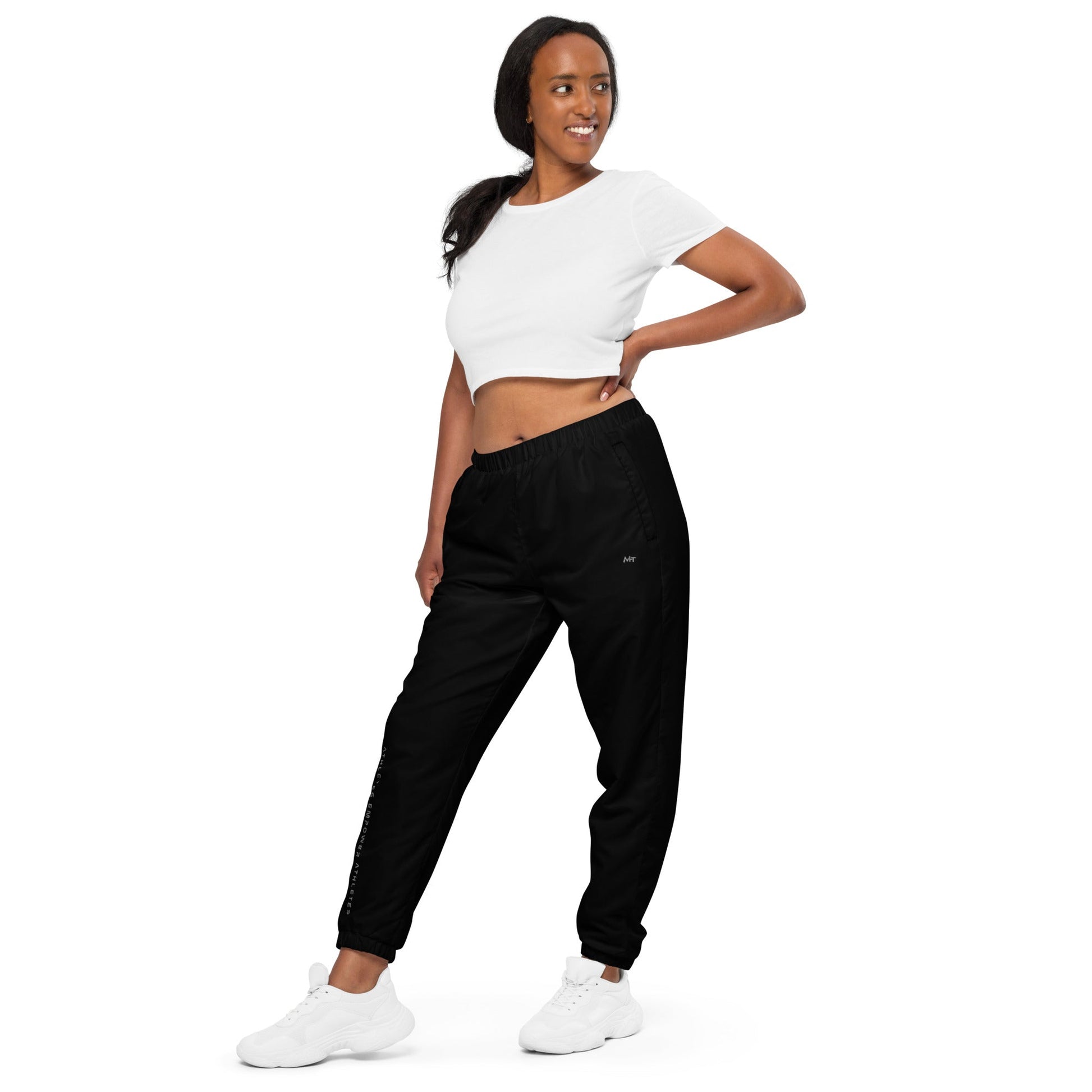 Athletes Empower Athletes - Unisex track pants by DarkByteGear