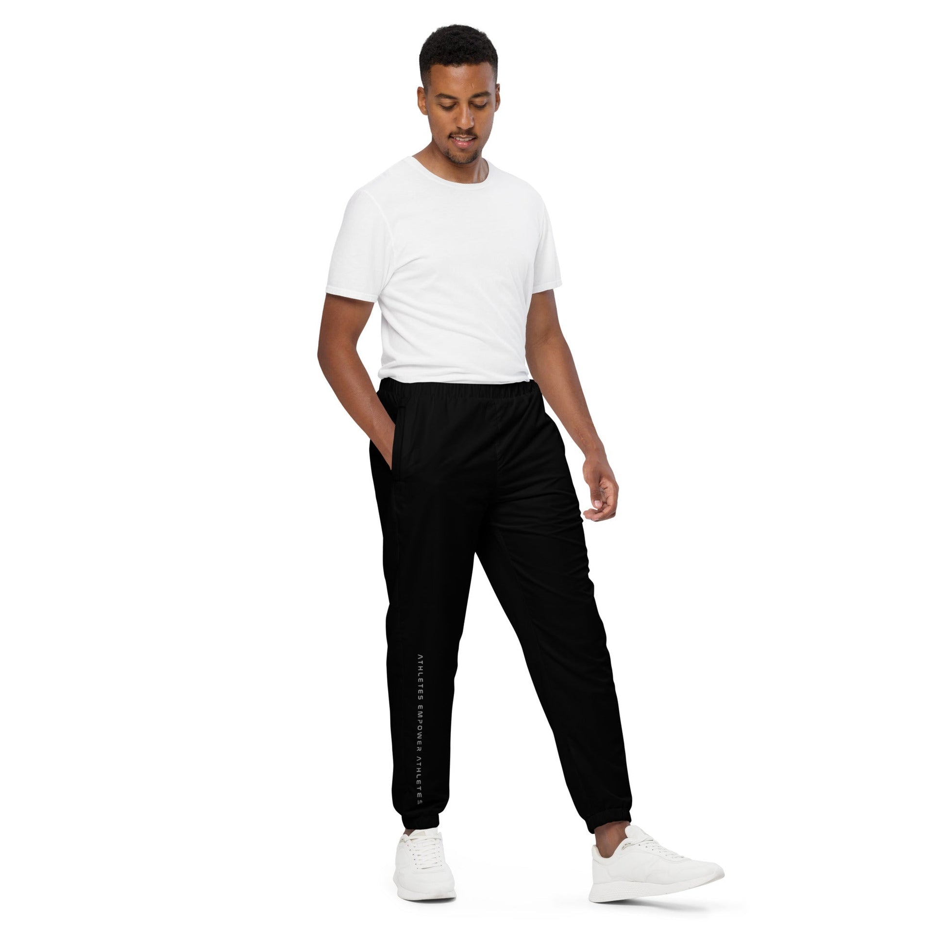 Athletes Empower Athletes - Unisex track pants by DarkByteGear