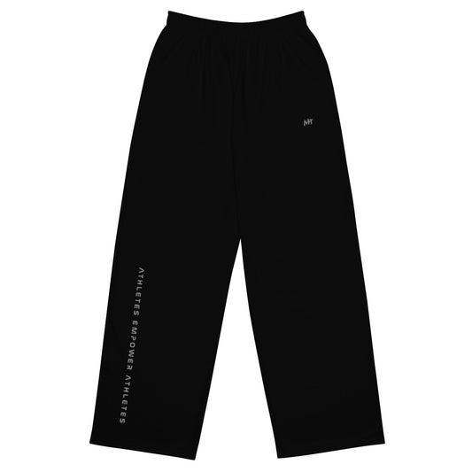 Athletes Empower Athletes - Unisex wide-leg pants by DarkByteGear