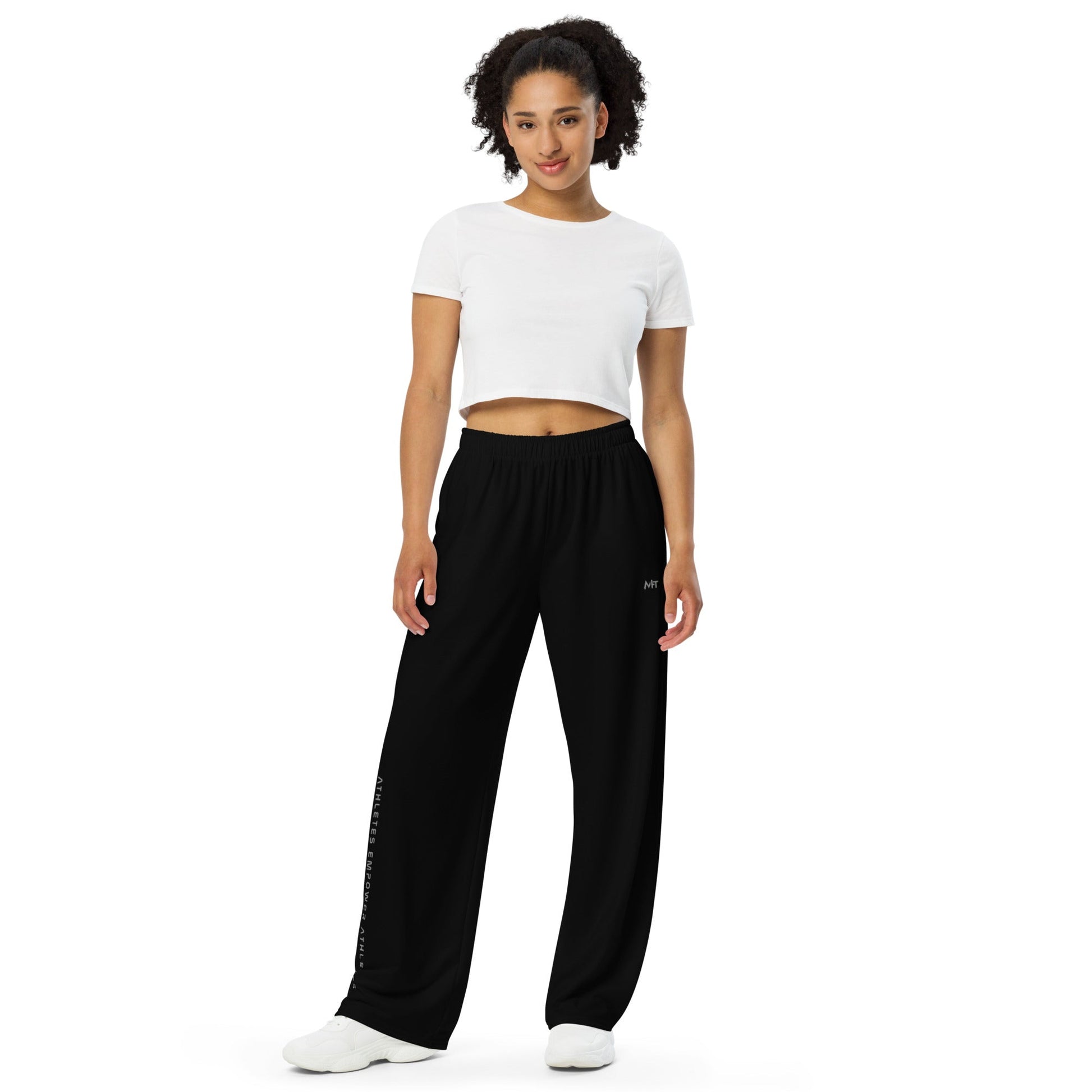 Athletes Empower Athletes - Unisex wide-leg pants by DarkByteGear