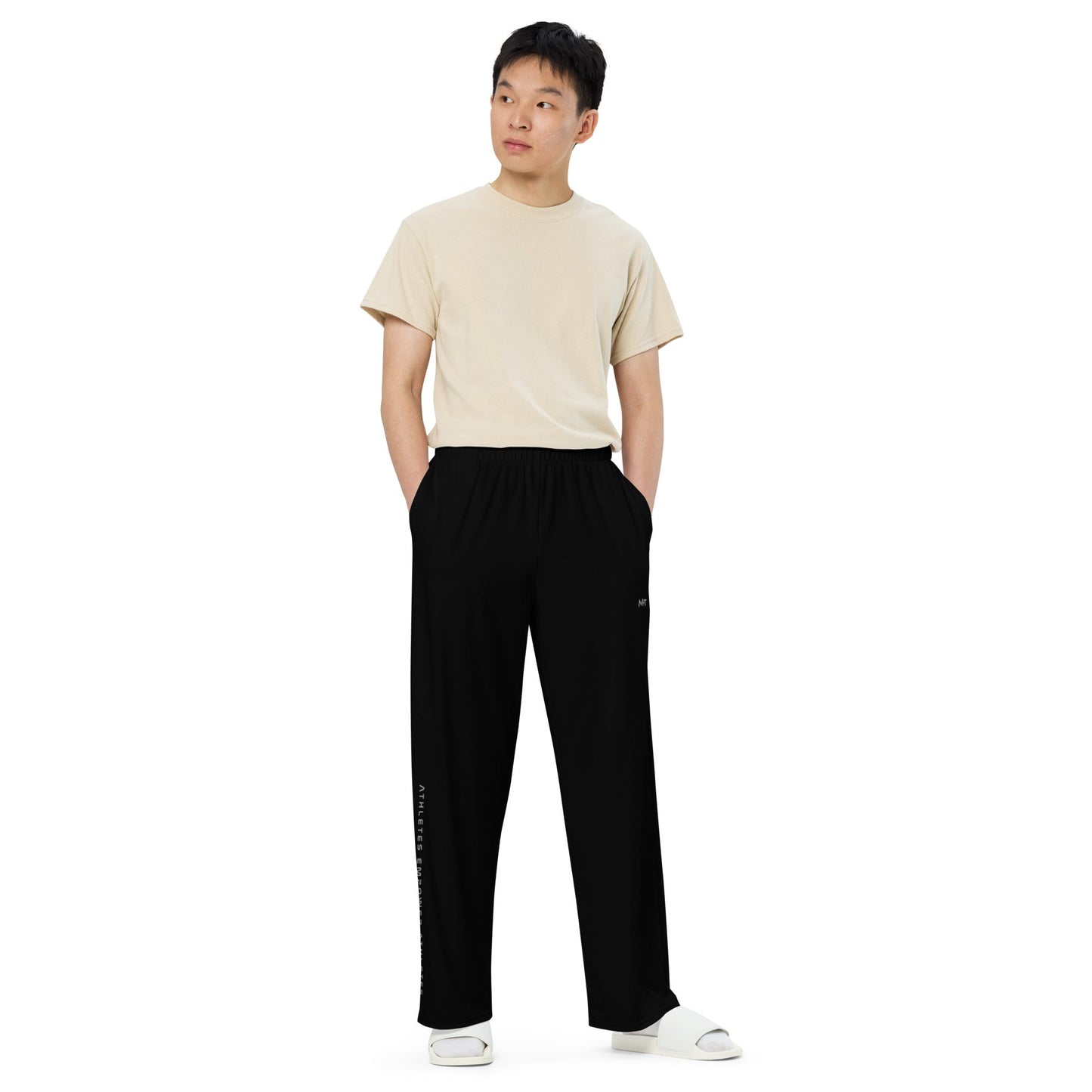 Athletes Empower Athletes - Unisex wide-leg pants by DarkByteGear
