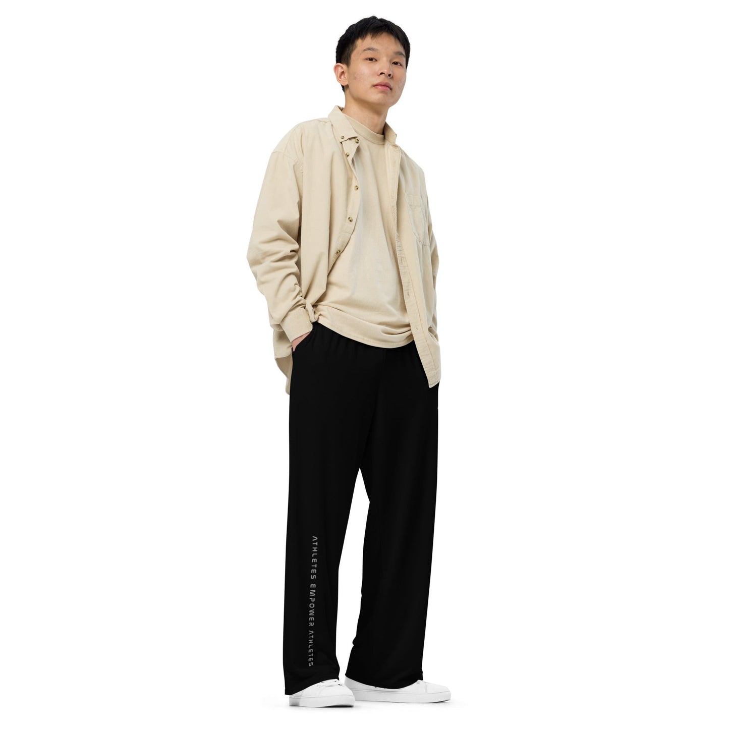 Athletes Empower Athletes - Unisex wide-leg pants by DarkByteGear