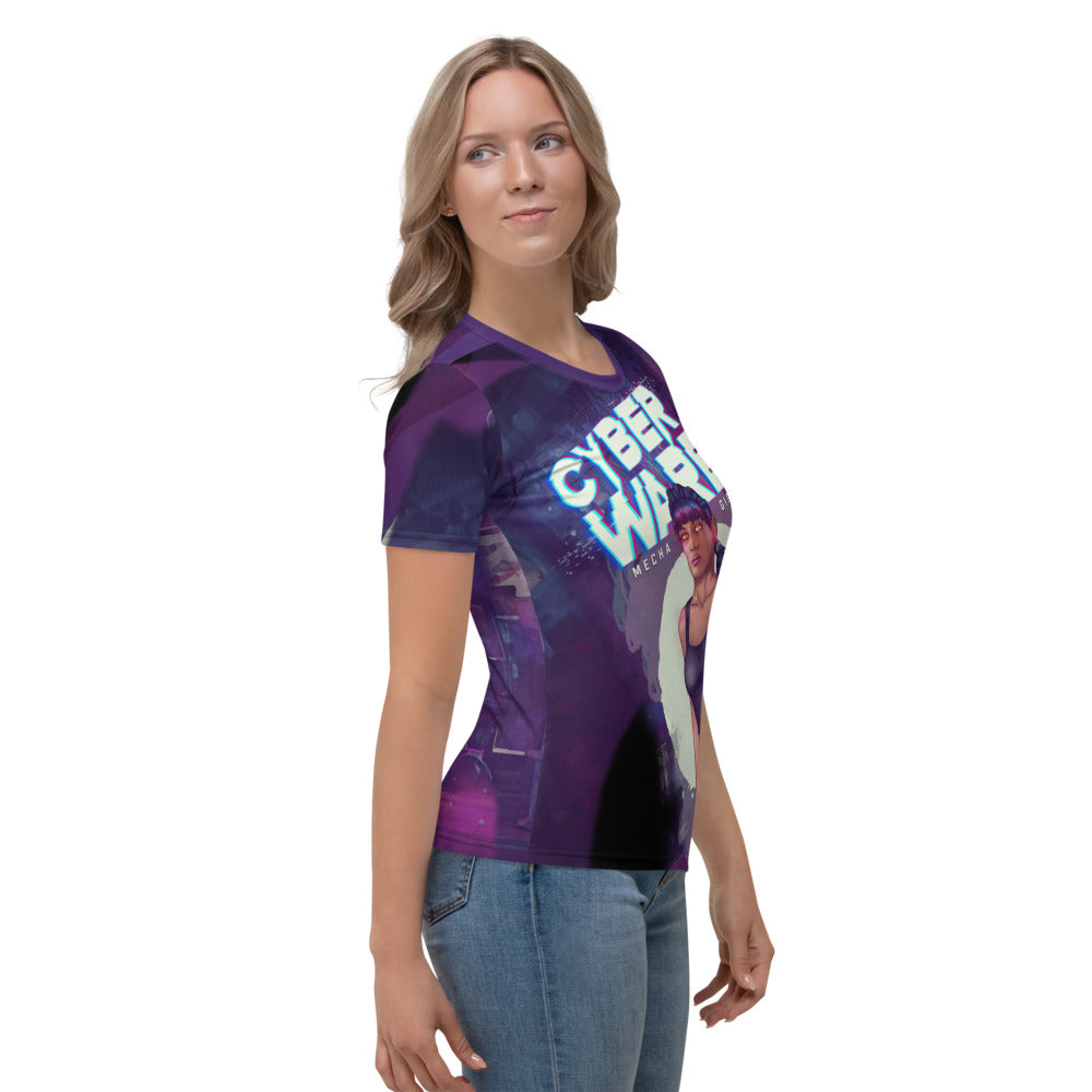 CyberWare Mecha Girl - Women's T-shirt by DarkByteGear