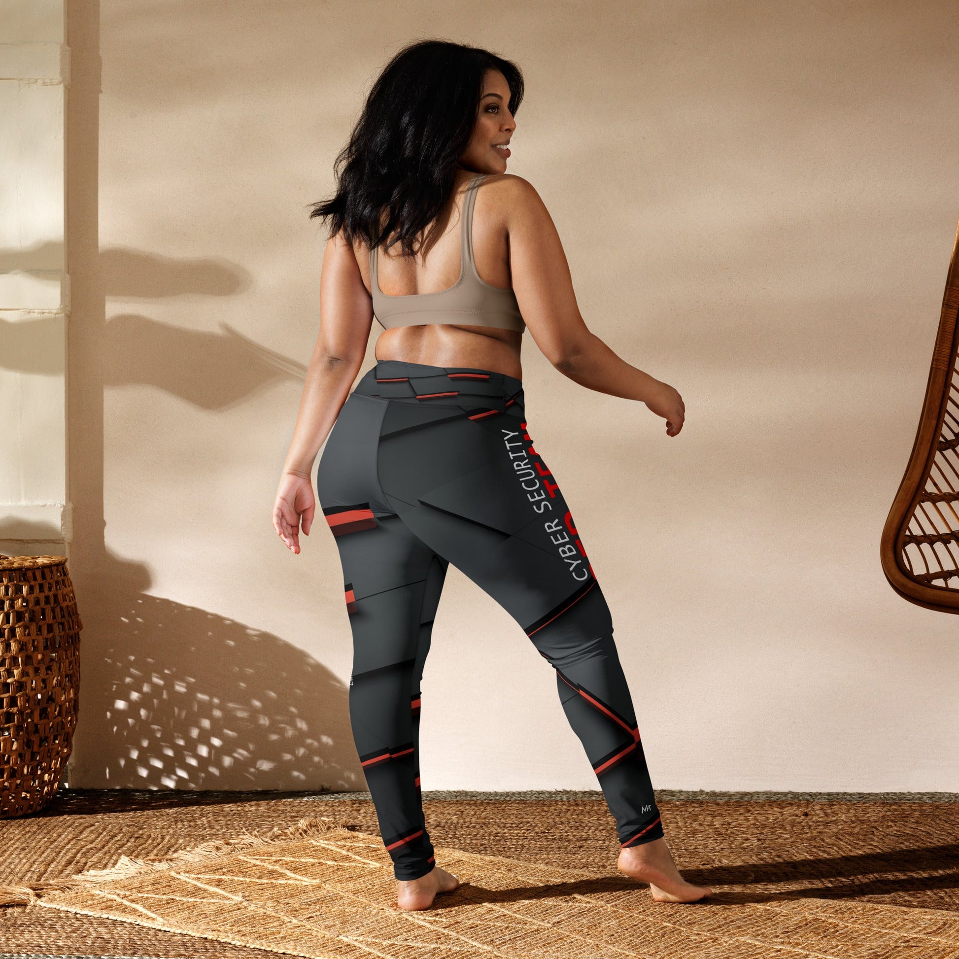Cyber Security Red Team - Yoga Leggings by DarkByteGear