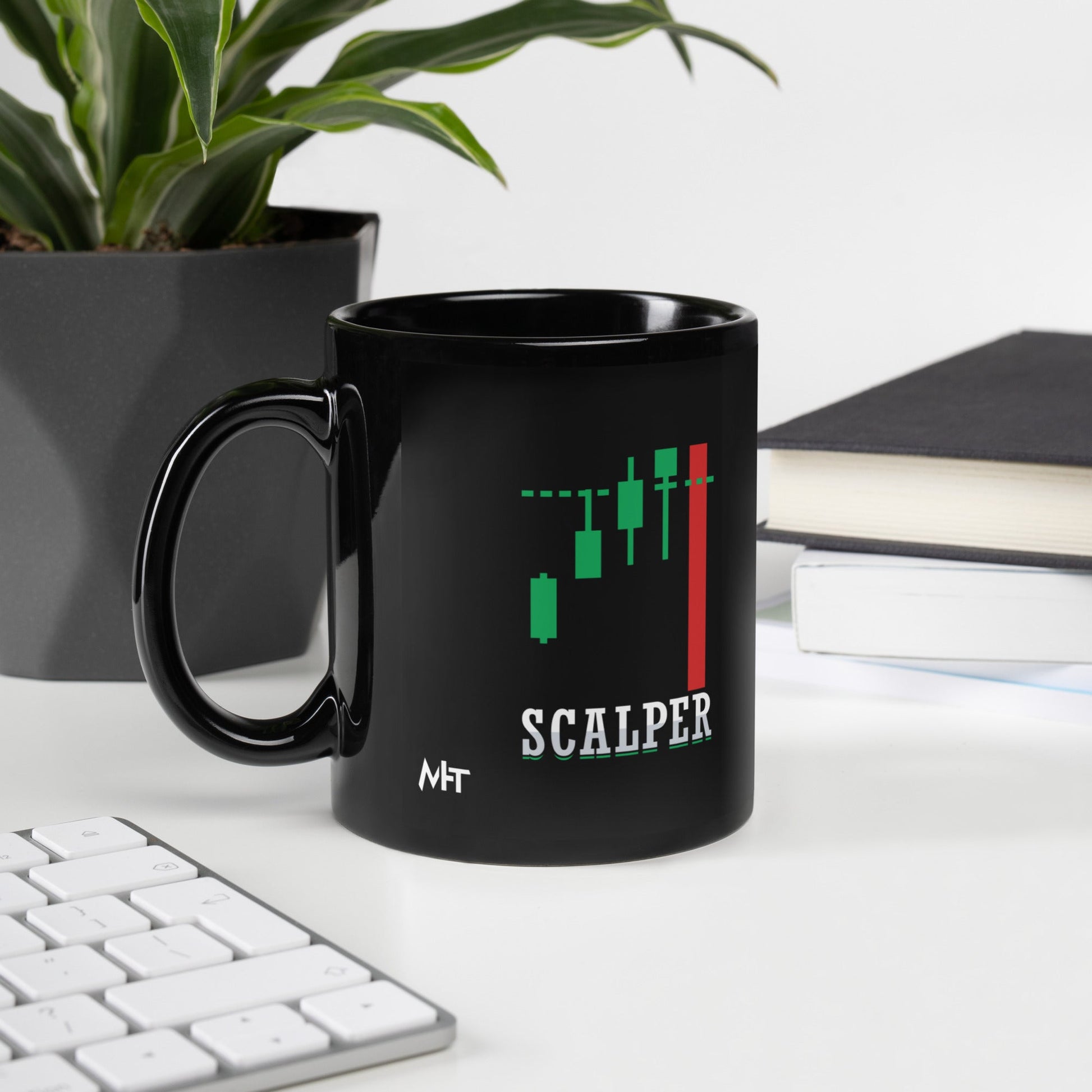 Scalper - Black Glossy Mug by DarkByteGear