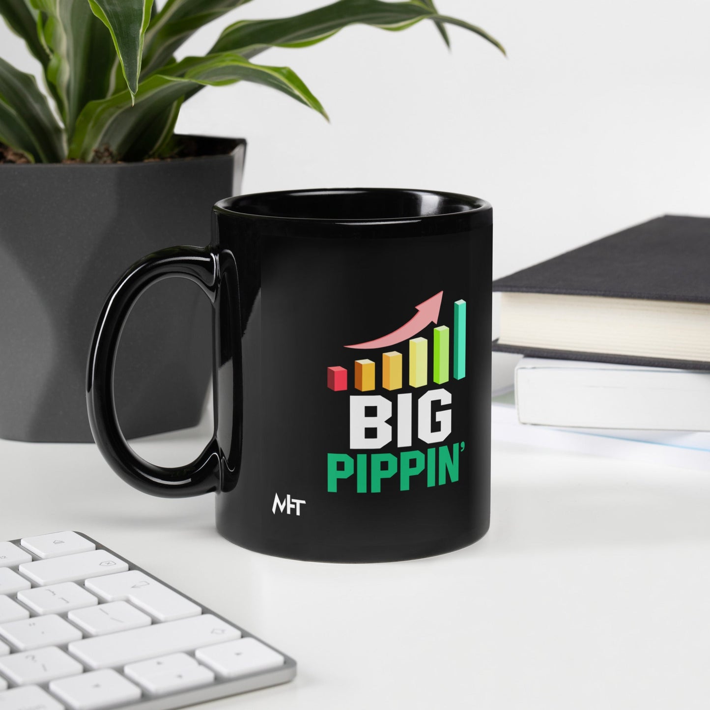 Big Pippin' - Black Glossy Mug by DarkByteGear