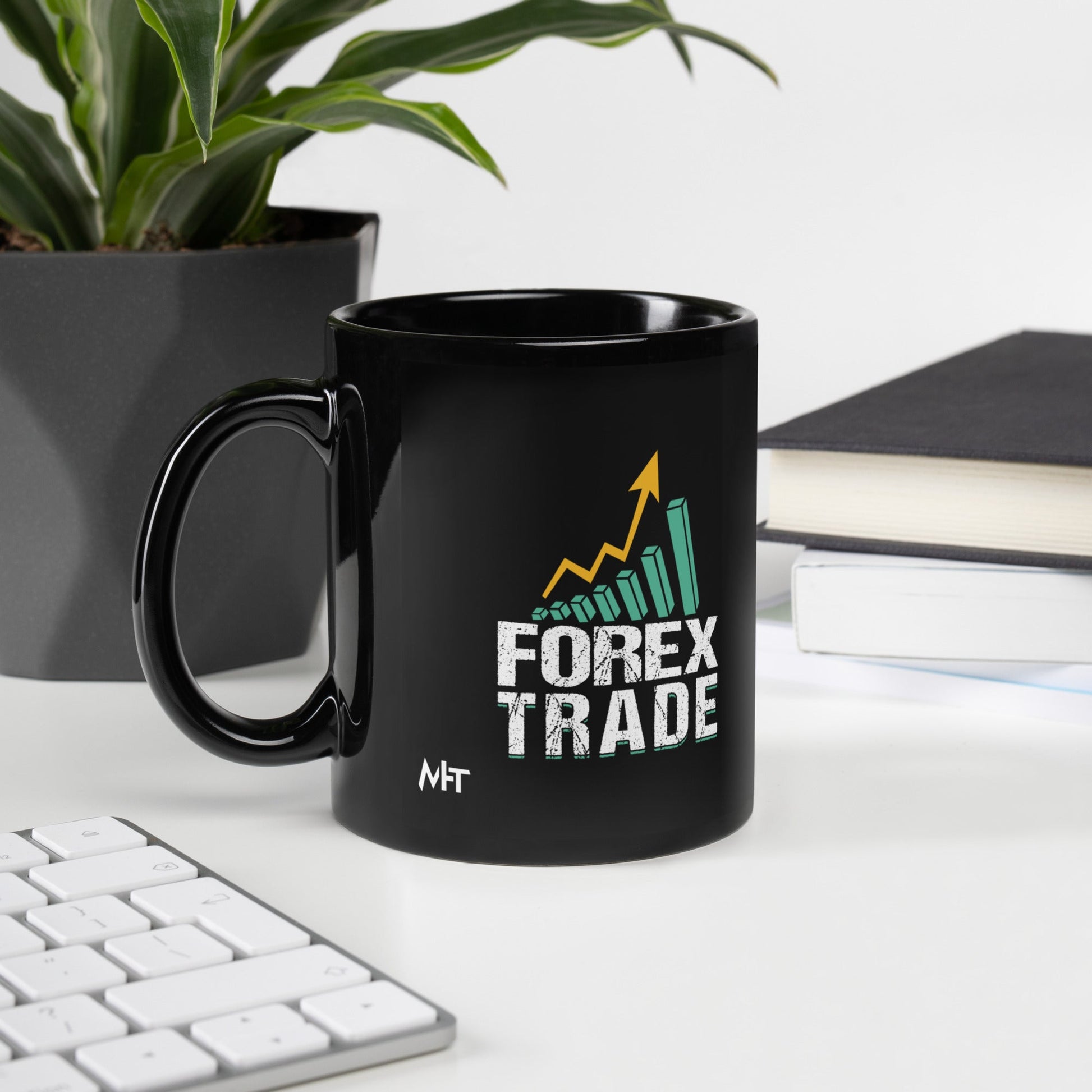 Forex Trading - Black Glossy Mug by DarkByteGear