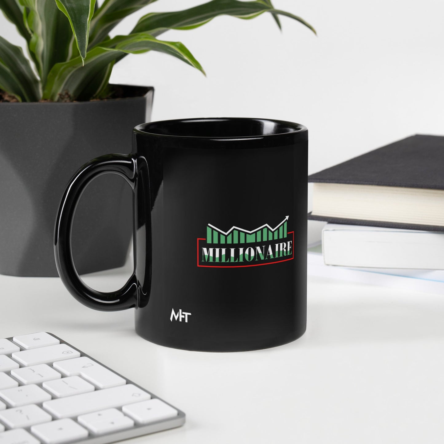 Millionaire - Black Glossy Mug by DarkByteGear