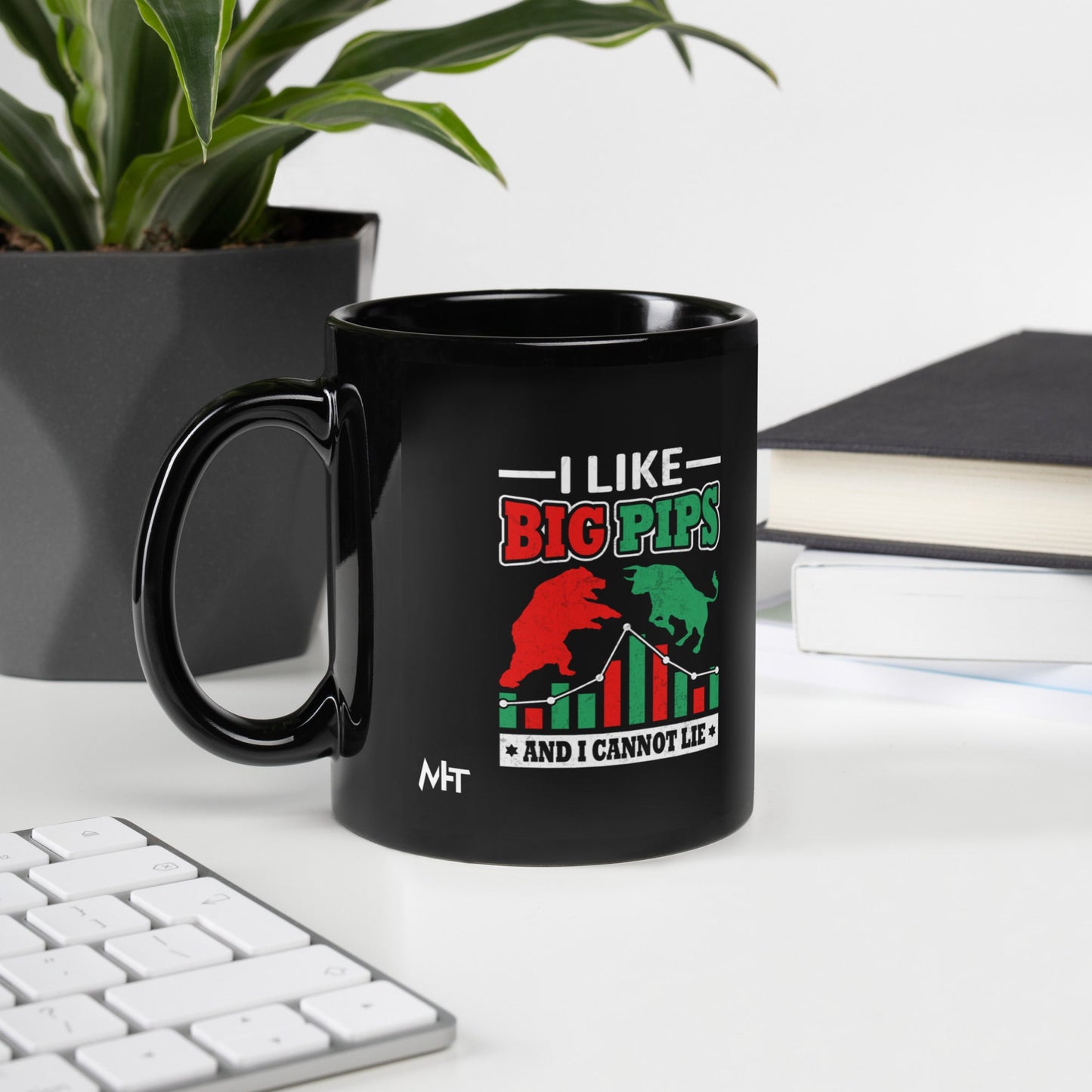 I Like Big Pips and I cannot Lie - Black Glossy Mug by DarkByteGear