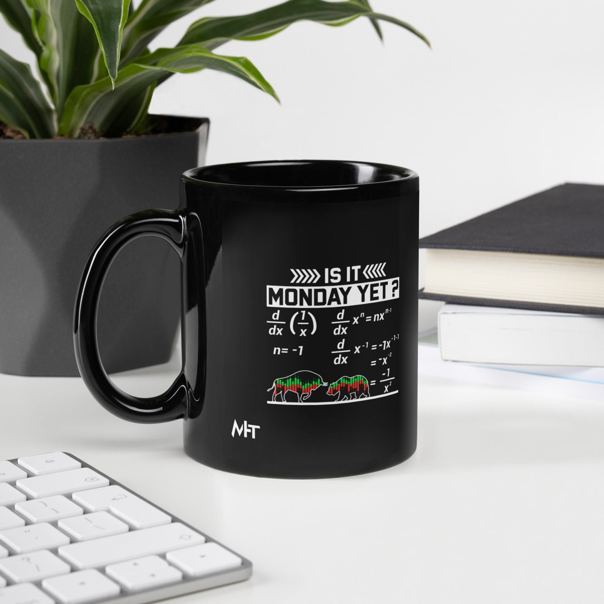 Is it Monday yet ( RK ) - Black Glossy Mug by DarkByteGear