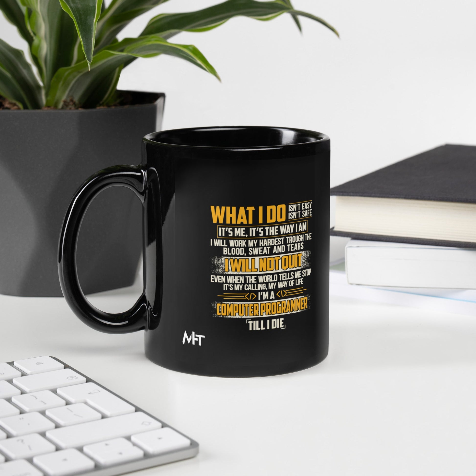 What I do - Black Glossy Mug by DarkByteGear