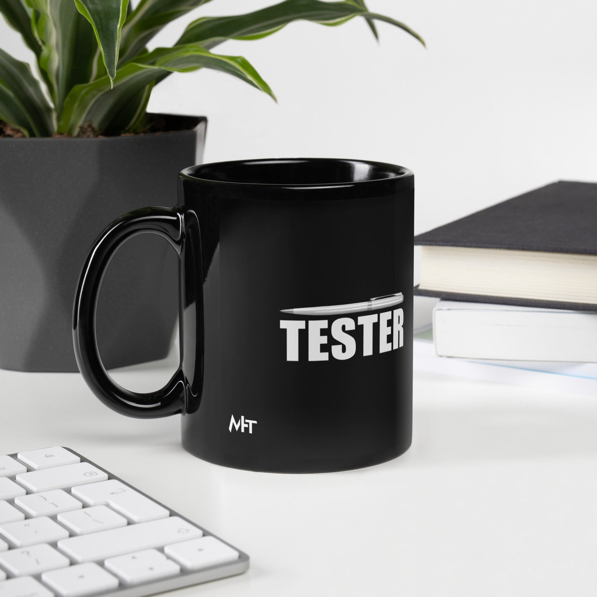 Pentester V2 - Black Glossy Mug by DarkByteGear