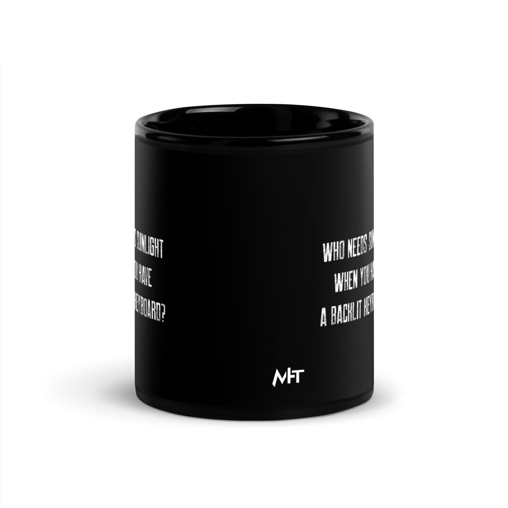 Black Glossy Mug by DarkByteGear