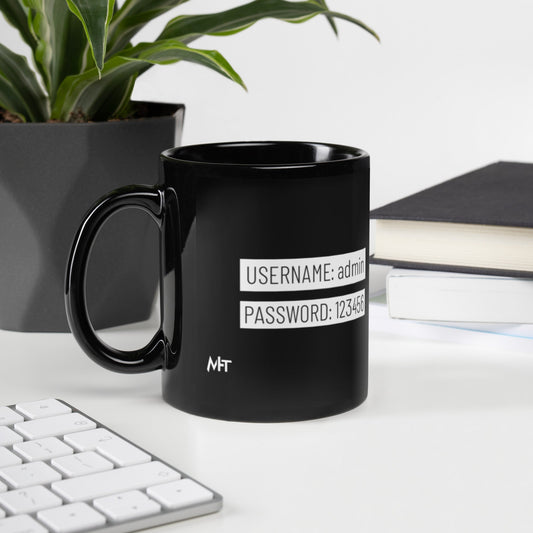 Username - Black Glossy Mug by DarkByteGear