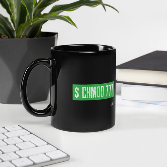 Chmod 777 - Black Glossy Mug by DarkByteGear