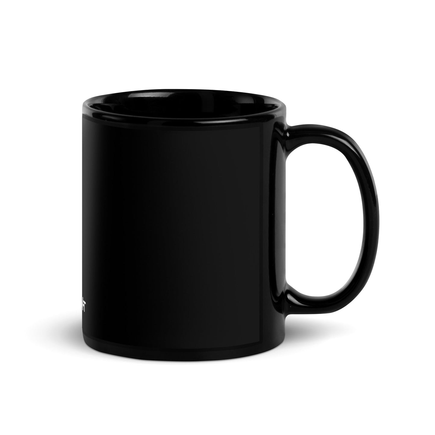 First Bitcoin, then I Do the thing - Black Glossy Mug by DarkByteGear