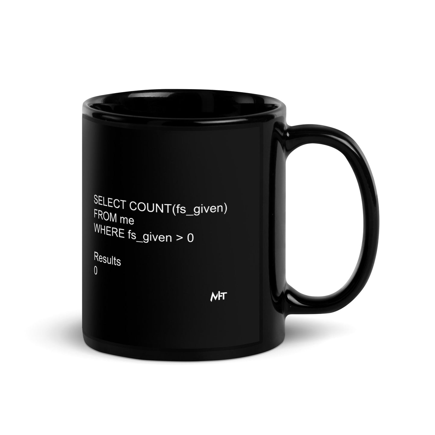 FS given - Black Glossy Mug by DarkByteGear