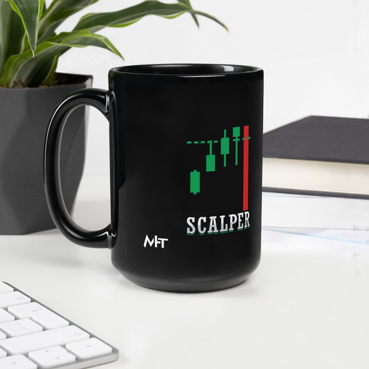 Scalper - Black Glossy Mug by DarkByteGear