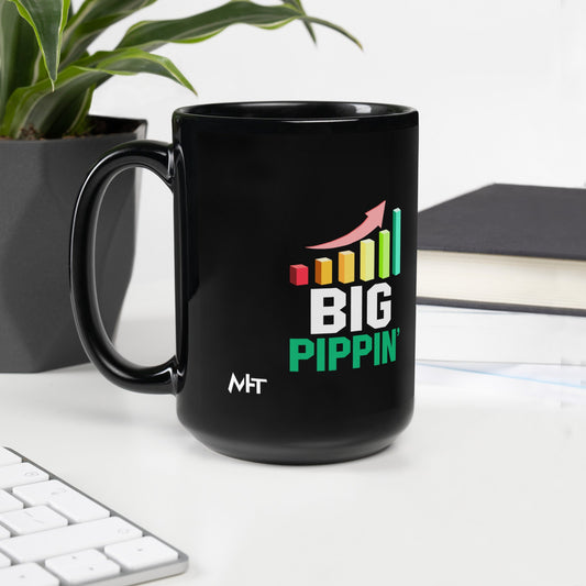 Big Pippin' - Black Glossy Mug by DarkByteGear