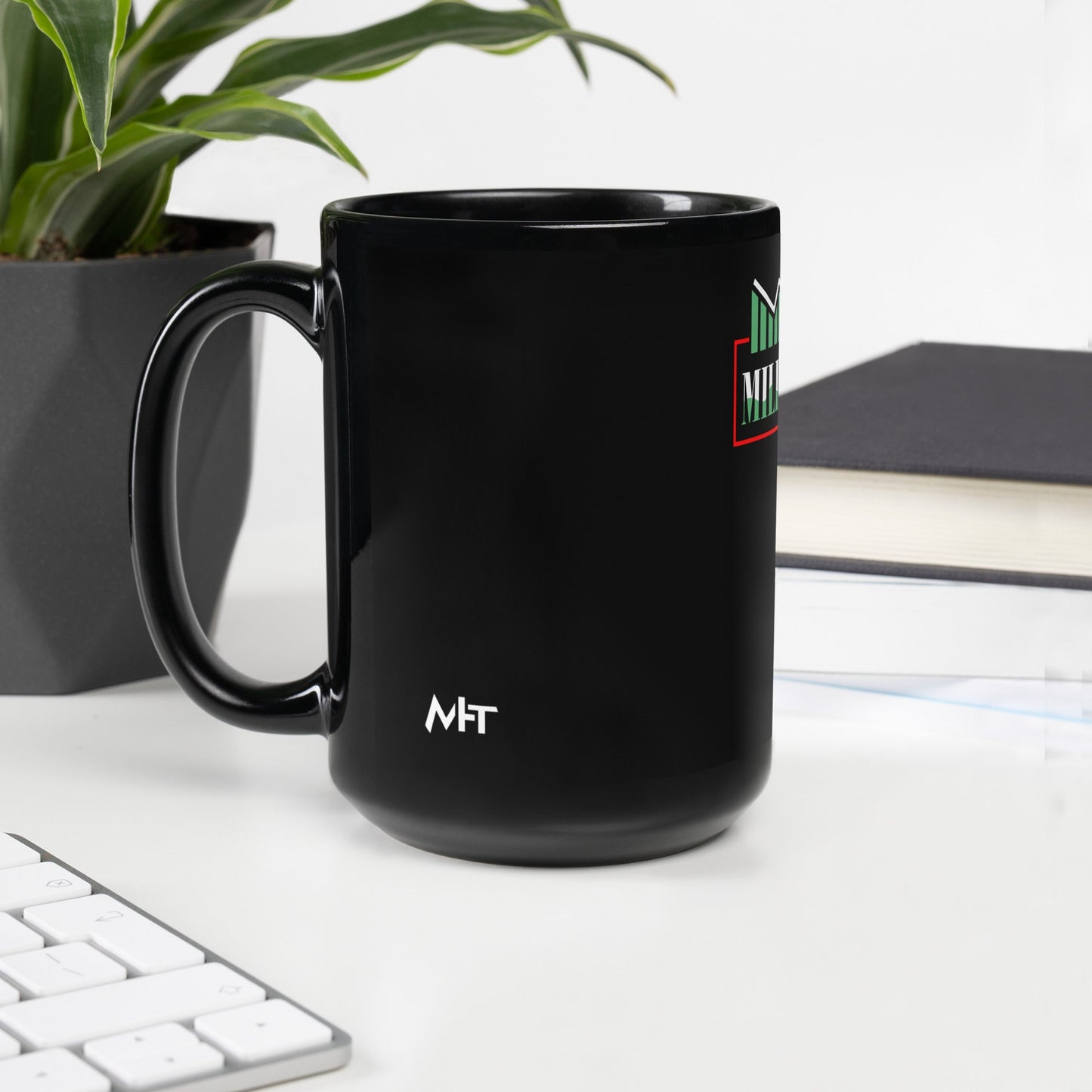 Millionaire - Black Glossy Mug by DarkByteGear