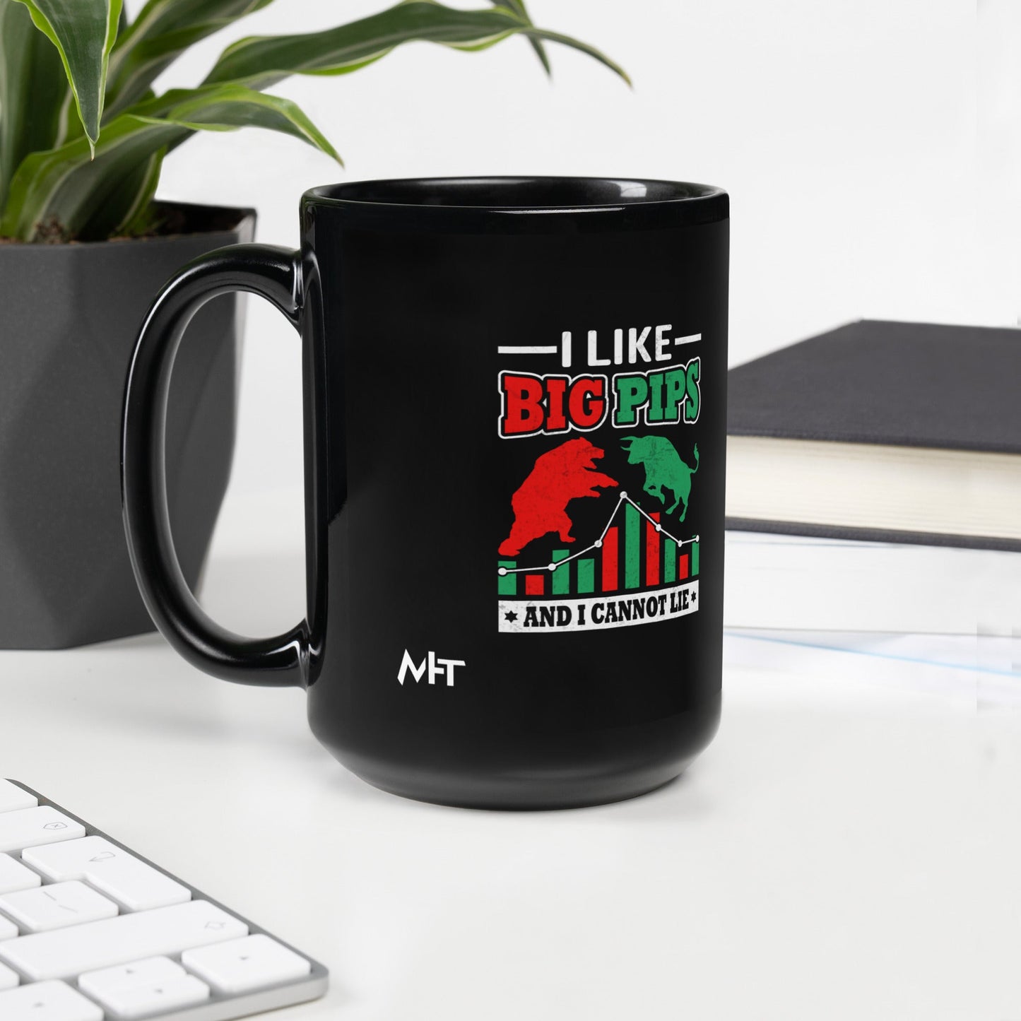 I Like Big Pips and I cannot Lie - Black Glossy Mug by DarkByteGear