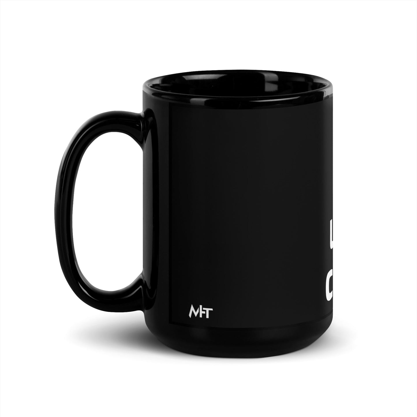 No logs no crime - Black Glossy Mug by DarkByteGear