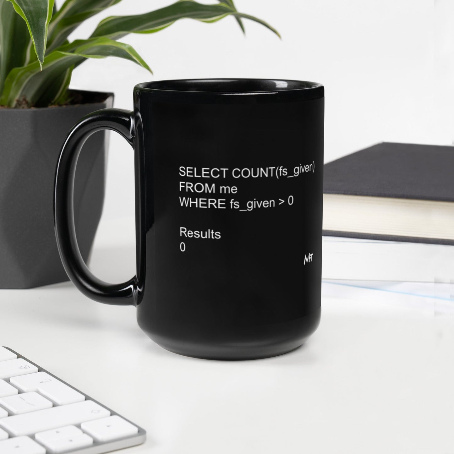 FS given - Black Glossy Mug by DarkByteGear