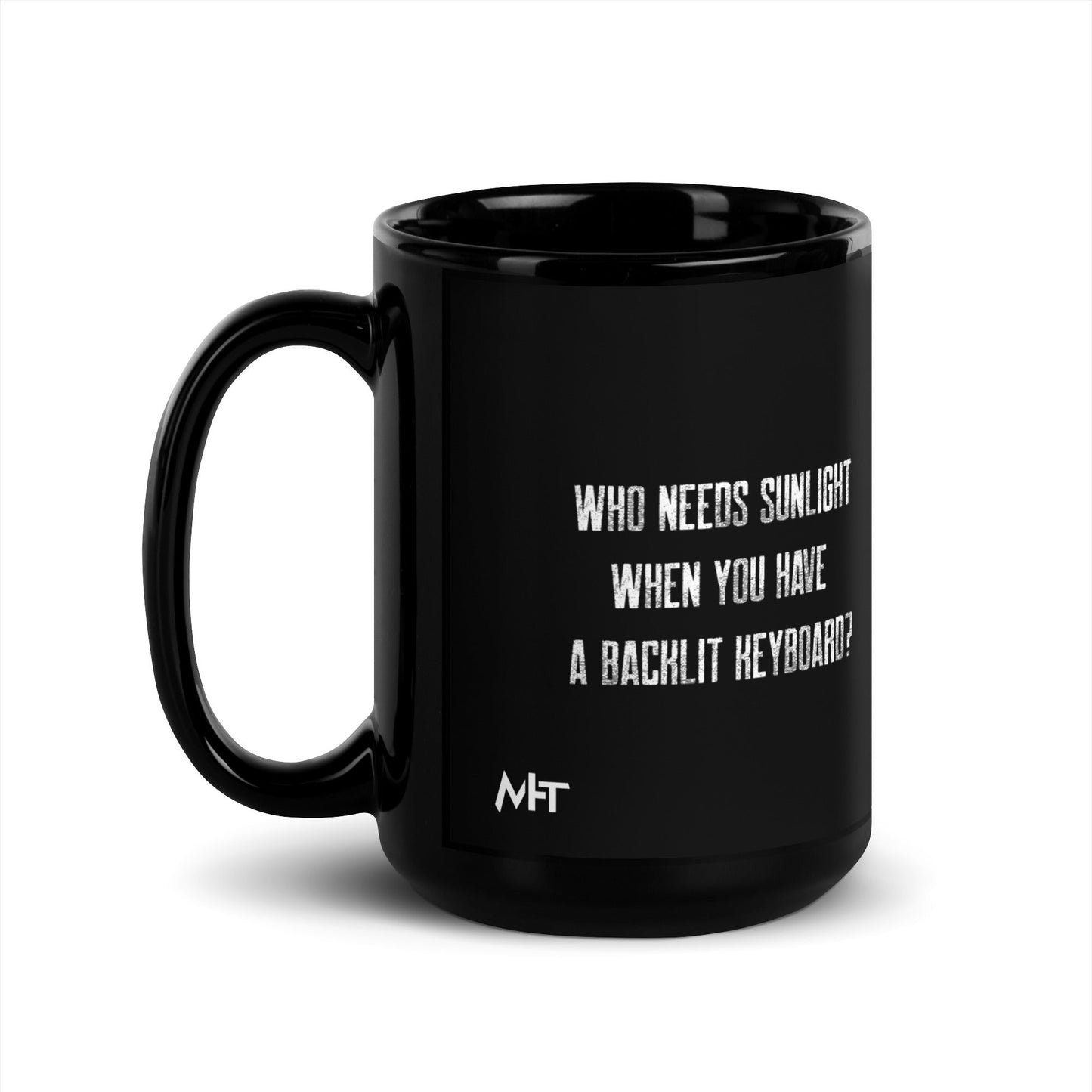 Black Glossy Mug by DarkByteGear