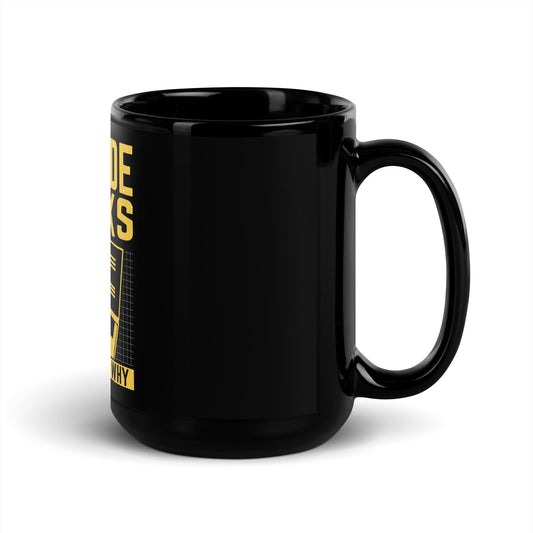My Code works, I have no Idea why - Black Glossy Mug by DarkByteGear
