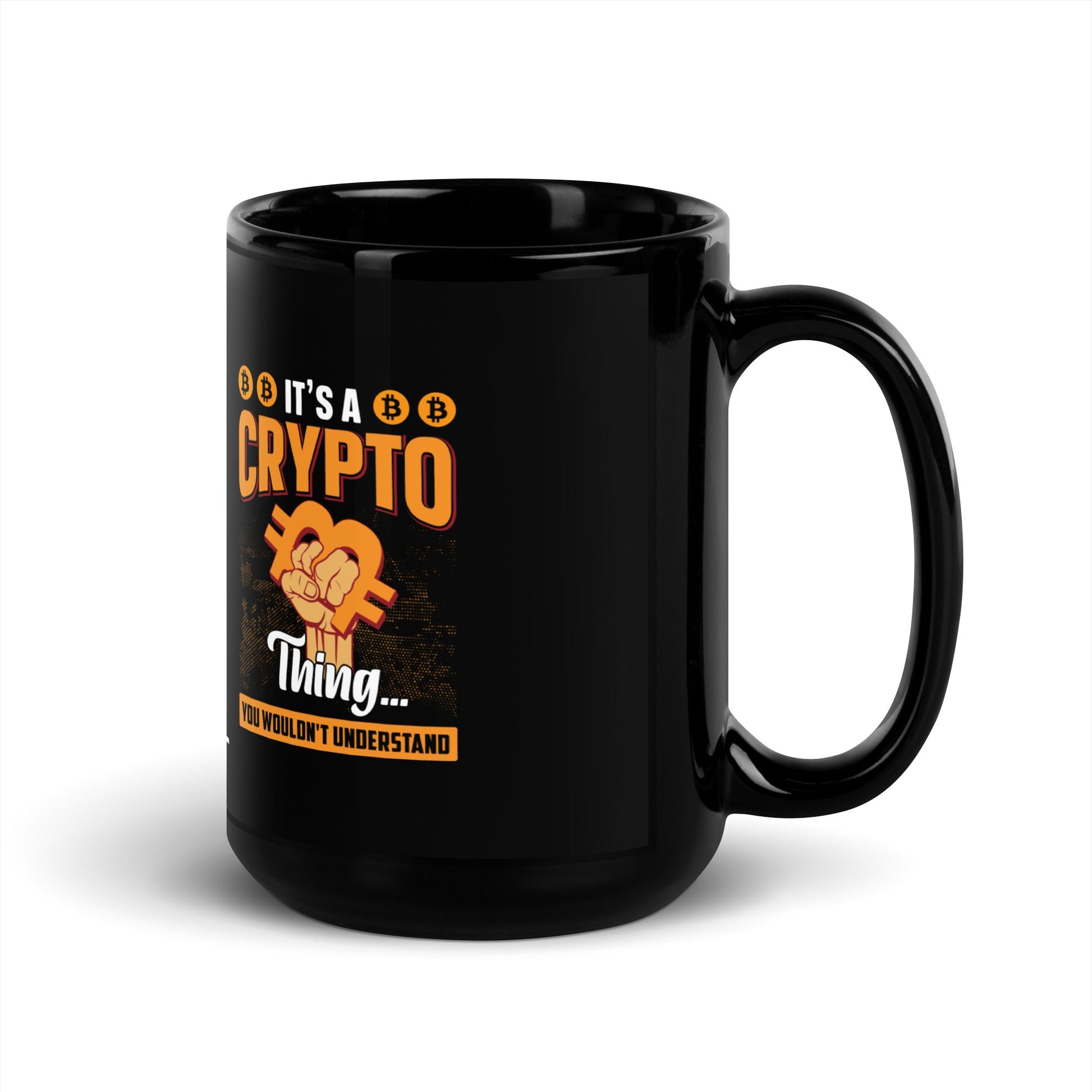 It's a Crypto thing you wouldn't understand - Black Glossy Mug by DarkByteGear