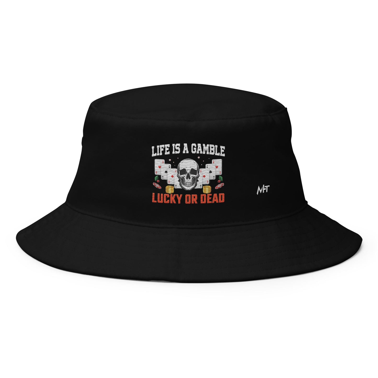 Life is a Gamble; Lucky or Dead - Bucket Hat by DarkByteGear