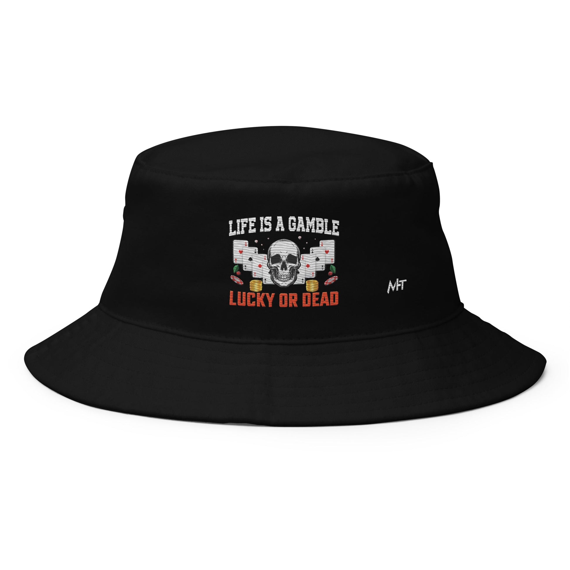 Life is a Gamble; Lucky or Dead - Bucket Hat by DarkByteGear
