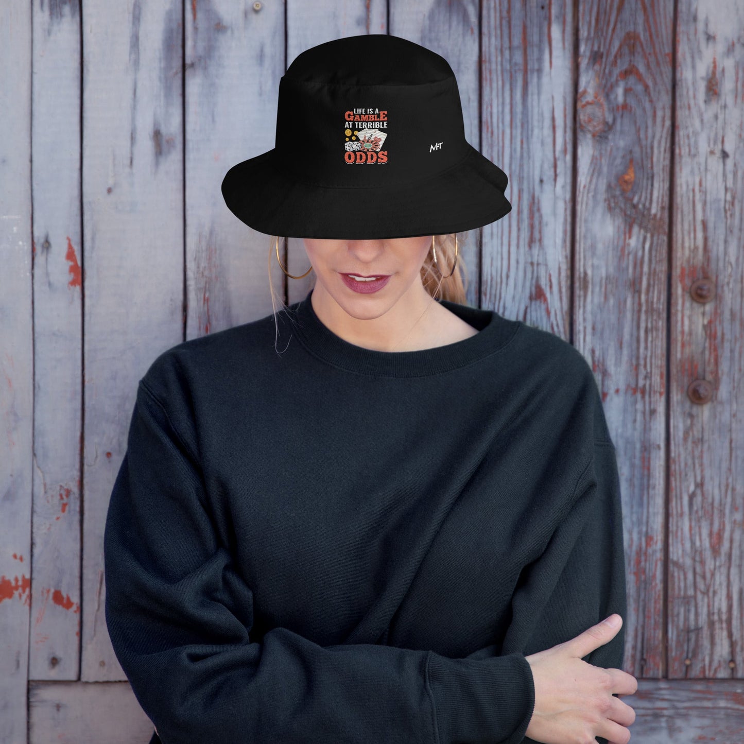 Life is a Gamble at terrible Odds - Bucket Hat by DarkByteGear