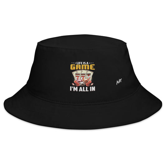 Life is a Game: I'm all in - Bucket Hat by DarkByteGear