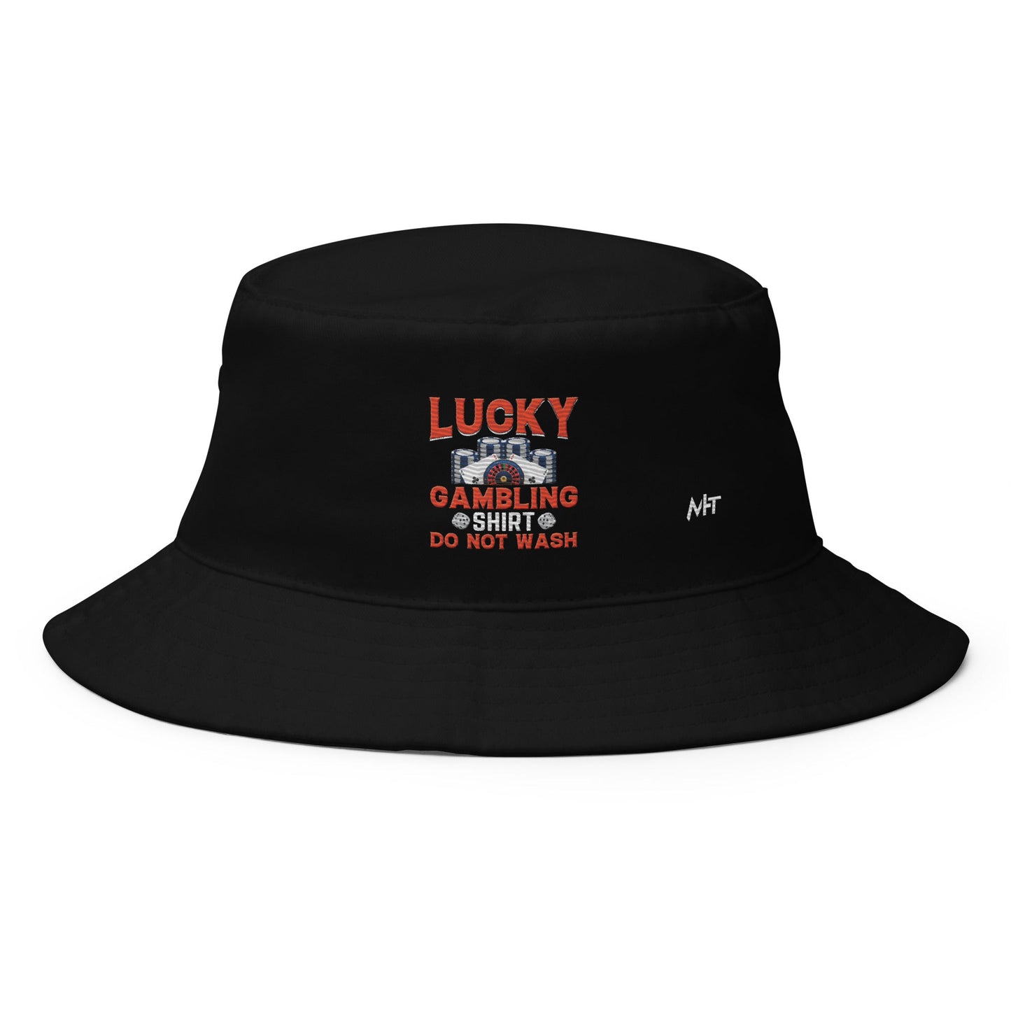 Lucky Gambling Shirt: Do Not Wash - Bucket Hat by DarkByteGear