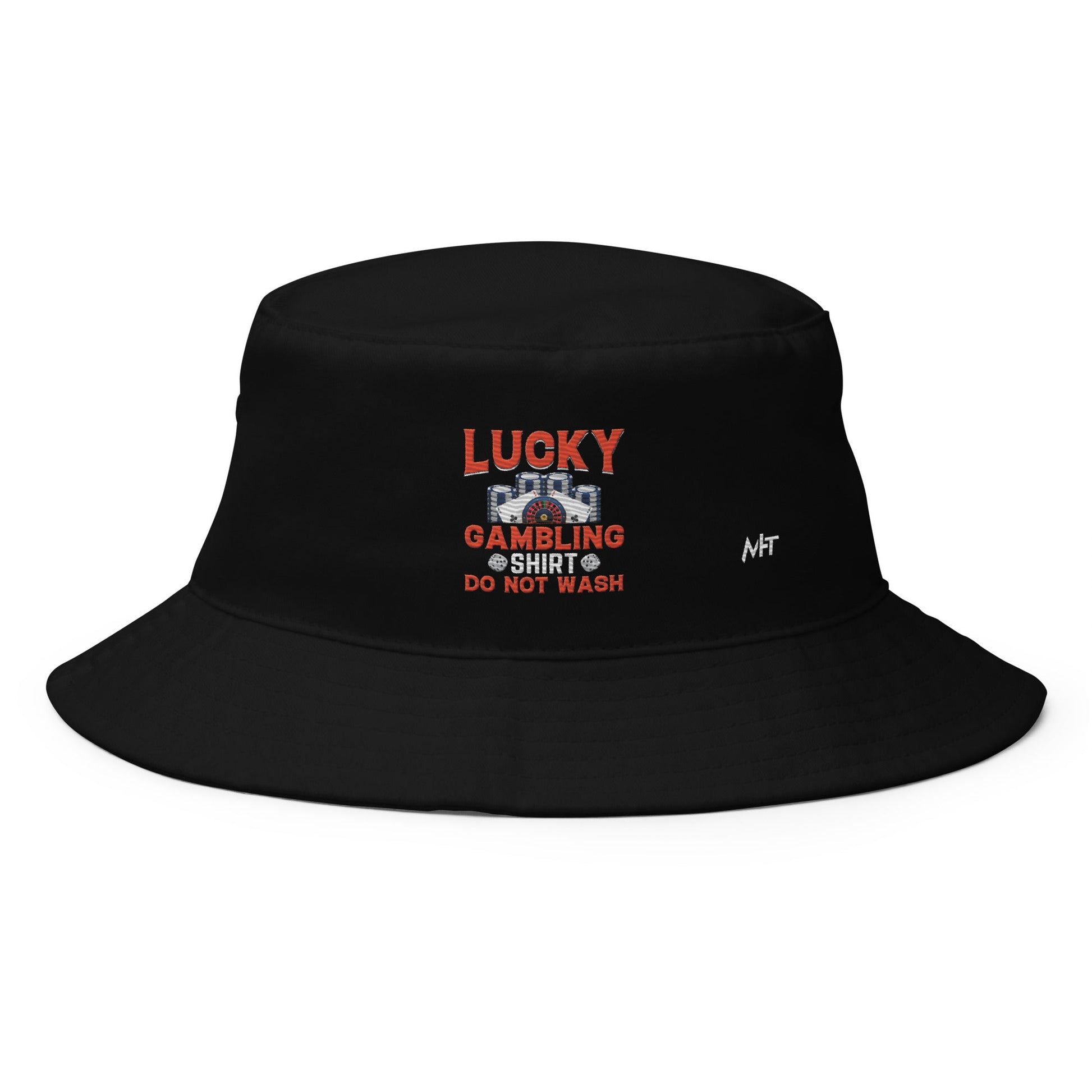 Lucky Gambling Shirt: Do Not Wash - Bucket Hat by DarkByteGear
