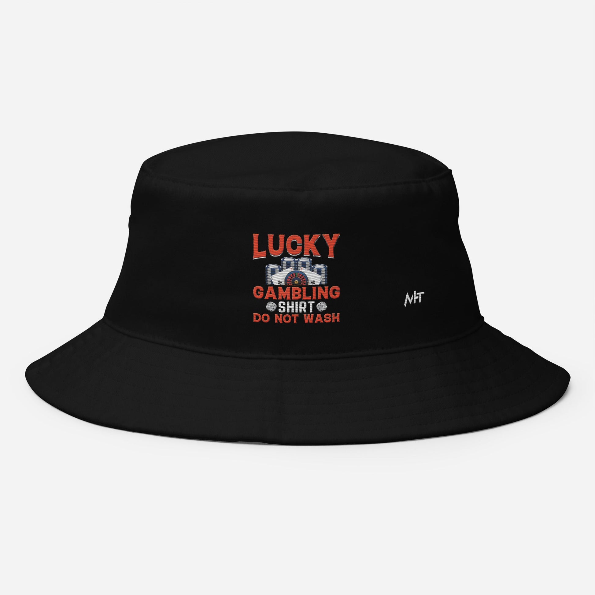 Lucky Gambling Shirt: Do Not Wash - Bucket Hat by DarkByteGear