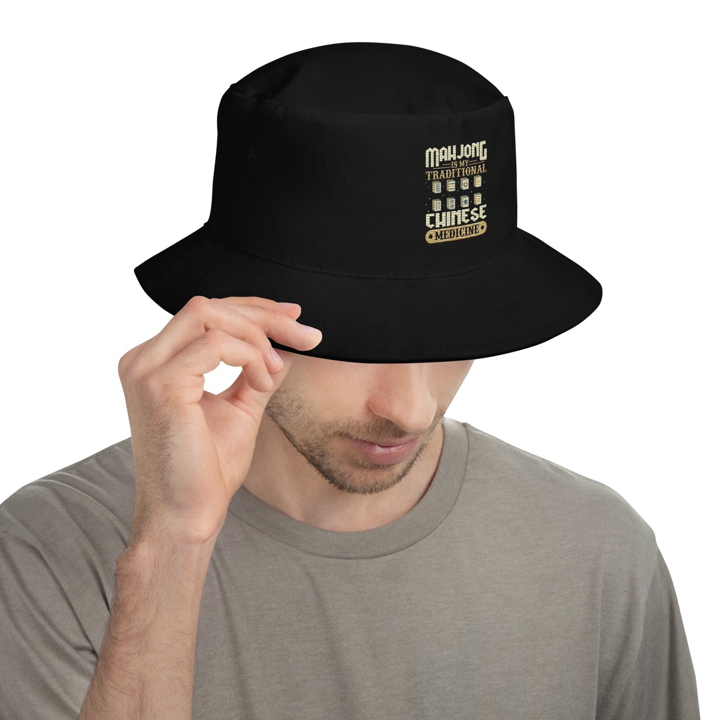 Mahjong is my Traditional Chinese Medicine - Bucket Hat by DarkByteGear